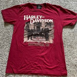 Harley-Davidson Maroon Graphic Tee